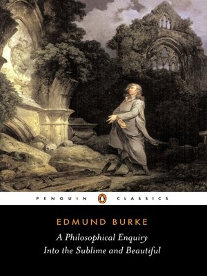 cover image of A Philosophical Enquiry into the Sublime and Beautiful